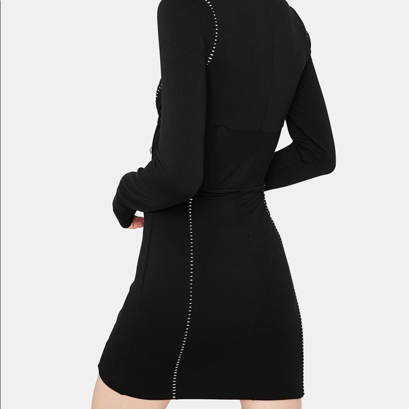 NOIR COLD AS YOU CORSET MINI DRESS - Picture 4 of 4